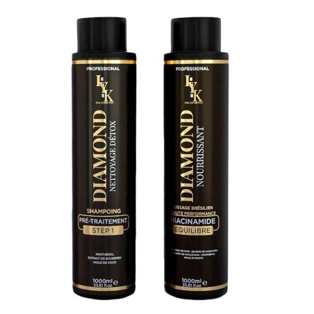 Kit lissage BrŽsilien Diamond 1000 ml - LYK Cosmetics