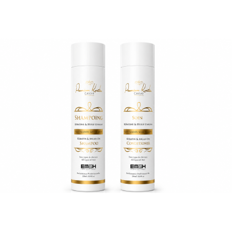DUO D'ENTRETIEN TOUS LISSAGES PREMIUM KERATIN CAVIAR 300 ml