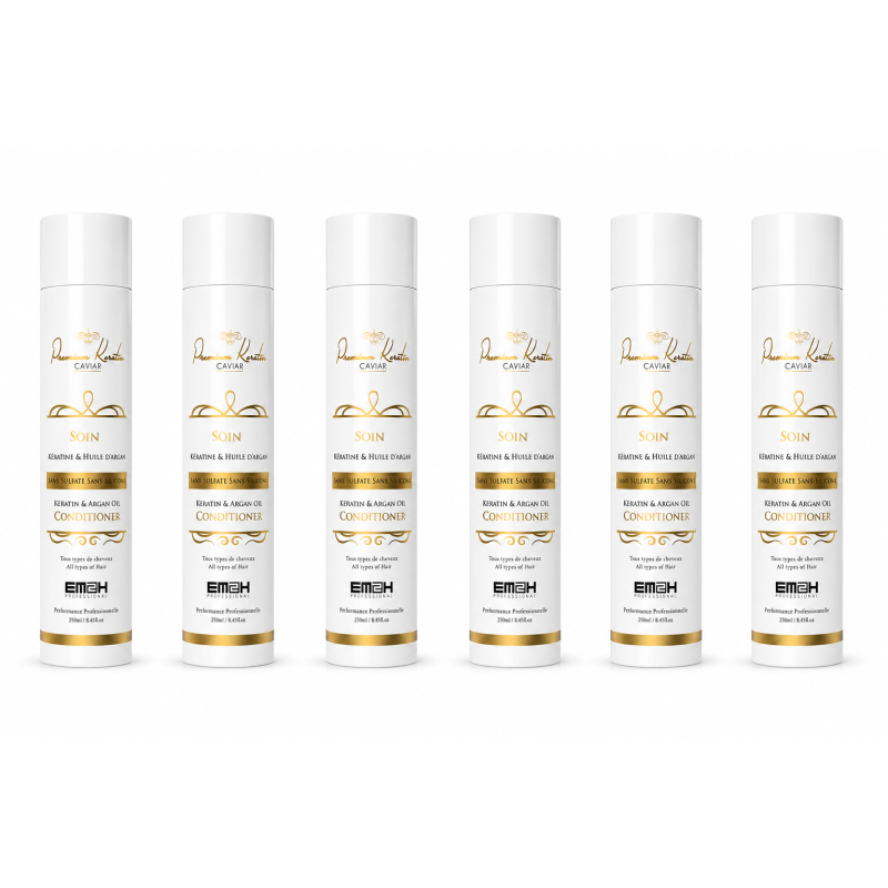 PACK 6 SOINS PREMIUM KERATIN CAVIAR 300 ml
