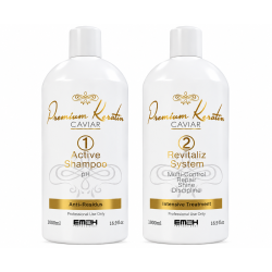 Kit lissage Premium Keratin Caviar EM2H 1000 ml