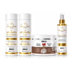 EM2H Rituel Hydratation Intensive Capillaire – Premium Keratin Caviar – Shampooing, Soin, Masque et Spray Nano Haïr Vitamin