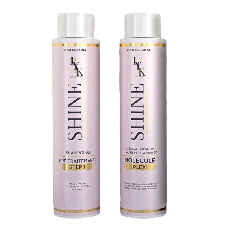 Kit Lissage Brésilien SHINE 500 ml | LYK Cosmetics