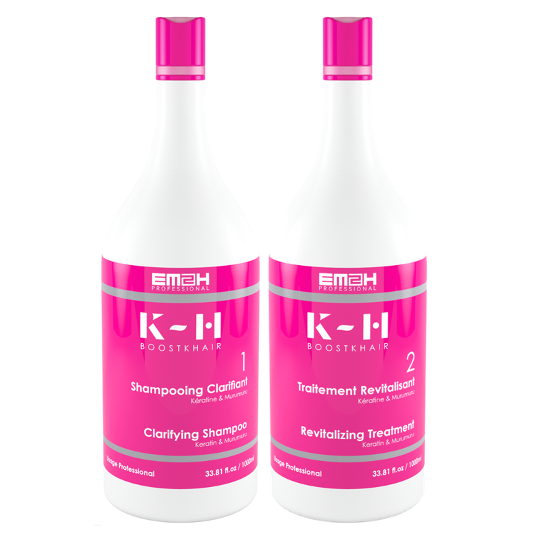 KIT LISSAGE EM2H Boost K-Hair Capillaire 1000 ml