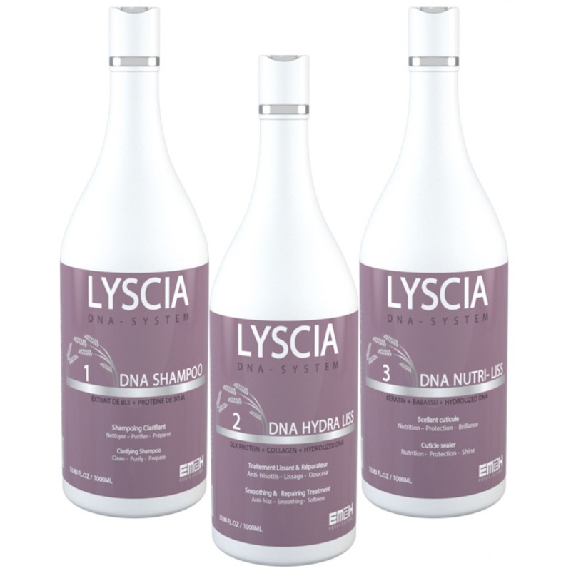 LYSCIA KIT DE LISSAGE TANIN DNA 1000 ml