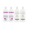 2 KITS LISSAGE BRESILIEN 500 ML ESSENTIAL KERATIN ET PREMIUM KERATIN CAVIAR