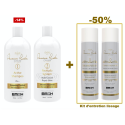 Kit Premium Keratin Caviar 500 ml duo entretien lissage