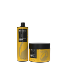 Shampoing & Masque Kératine & Mangue – Bohême Secret 500 ml