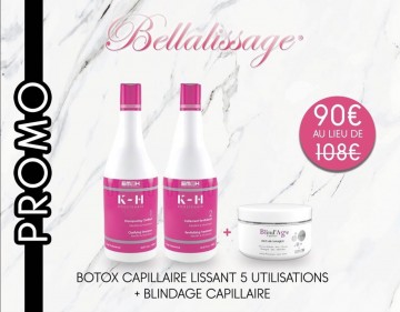 KIT EM2h LISSAGE BOOST K HAIR 250 ml + BLIND'AGE CAPILLAIRE