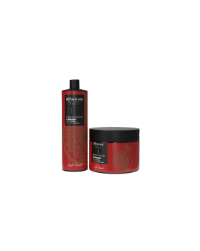 Shampoing & Masque Kératine & Grenade – Bohême Secret 500 ml