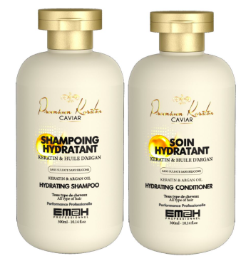 DUO D'ENTRETIEN TOUS LISSAGES PREMIUM KERATIN CAVIAR 300 ml